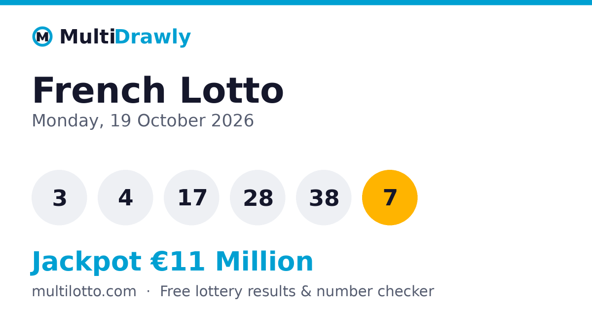 French Lotto Number Checker & Prize Tiers | MultiDrawly